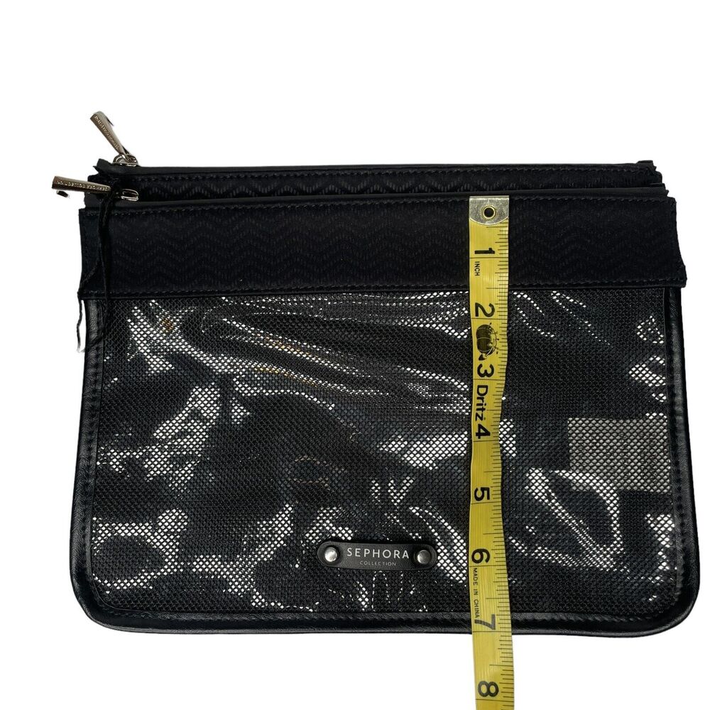Sephora Collection Zipper Pouch Organizer Travel Duo Bag Duo New - Picture 10 of 11